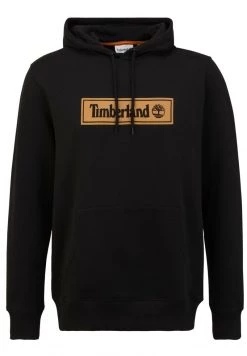 Timberland Uomo LINEAR LOGO - Felpa Con Cappuccio - Black