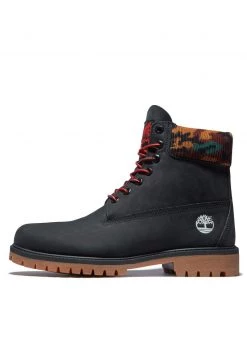 Timberland Uomo 6" PREM RUBBER CUP BOOT - Stivaletti Stringati - Black