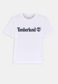 Discount Timberland in Italia 3 Timberland Bambini SHORT SLEEVES TEE - T-shirt Con Stampa - White