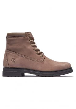 Timberland Donna HANNOVER HILL 6 IN BOOT WP - Stivaletti Stringati - Taupe Gray
