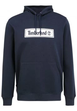 Timberland Uomo LINEAR LOGO - Felpa Con Cappuccio - Dark Sapphire