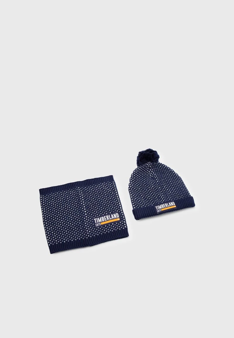 Timberland HAT SCARF SET UNISEX - Scaldacollo - Navy 1 Timberland HAT SCARF SET UNISEX - Scaldacollo - Navy