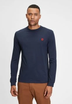 Timberland Uomo LS DNSTN RV CREW SLIM - Maglietta A Manica Lunga - Dark Sapphire