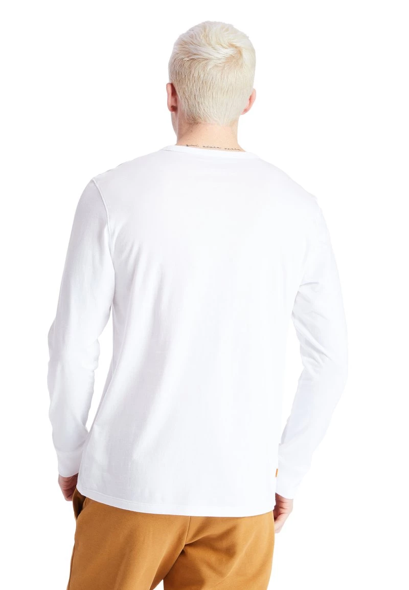 Timberland Uomo YC LS ESTABLISHED 1973 TEE - Maglietta A Manica Lunga - White-wheat Boot 3 Timberland Uomo YC LS ESTABLISHED 1973 TEE - Maglietta A Manica Lunga - White-wheat Boot - immagine 3