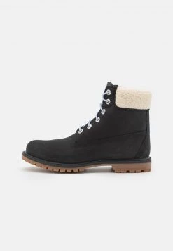 Timberland Donna PREMIUM BOOT - Stivaletti Stringati - Black/grey