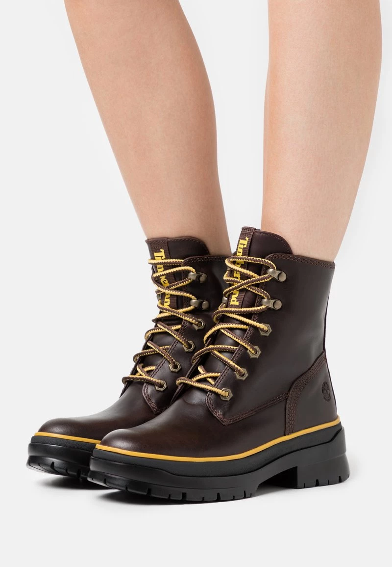 Timberland Donna MALYNN MID LACE - Stivaletti Stringati - Dark Brown 1 Timberland Donna MALYNN MID LACE - Stivaletti Stringati - Dark Brown