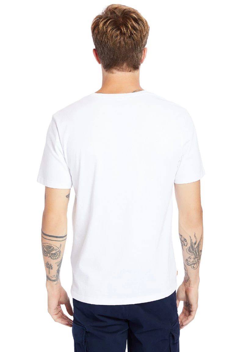 Timberland Uomo KENNEBEC RIVER TREE - T-shirt Con Stampa - White 3 Timberland Uomo KENNEBEC RIVER TREE - T-shirt Con Stampa - White - immagine 3