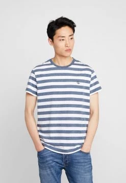 Timberland Uomo STRIPED TEE - T-shirt Con Stampa - Dark Sapphire Heather