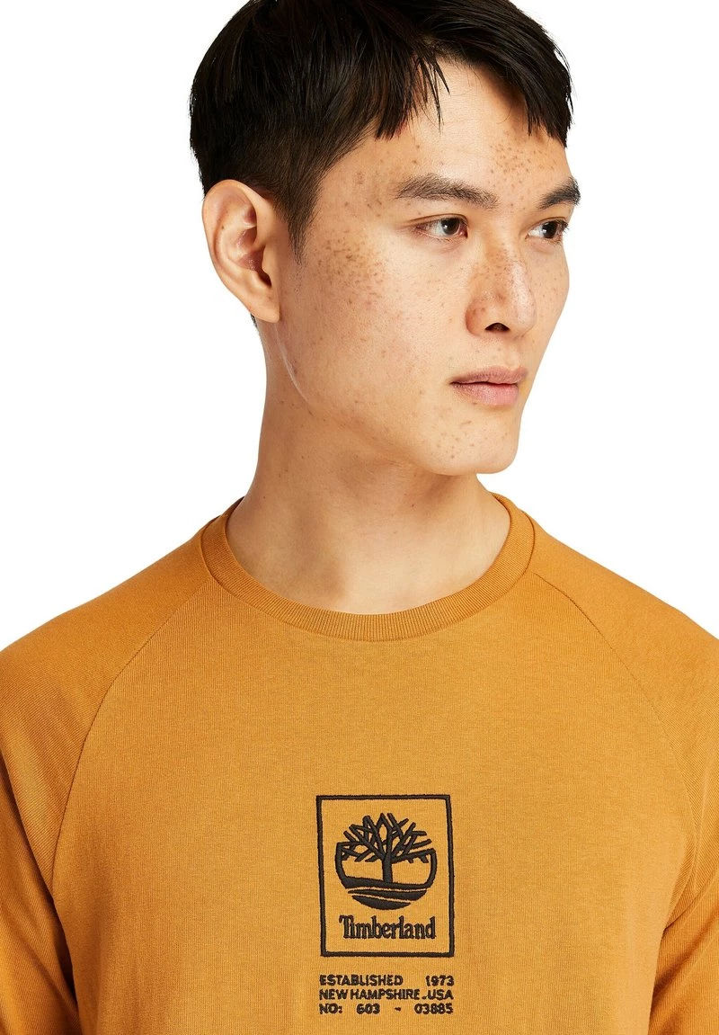 Timberland Uomo CORE STACK LOGO TEE - T-shirt Con Stampa - Orange 5 Timberland Uomo CORE STACK LOGO TEE - T-shirt Con Stampa - Orange - immagine 5