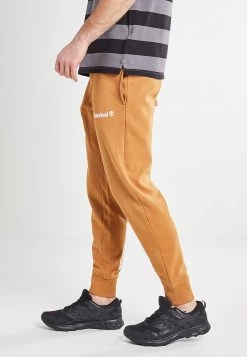 Timberland Uomo ESTAB 1973 SWEATPANT - Pantaloni Sportivi - Wheat Boot/white