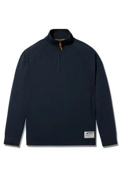 Timberland Uomo LS CAN 1/2 ZIP PL - Felpa - Dark Sapphire