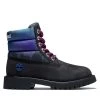 Timberland Bambini 6 IN QUILT BOOT - Stivaletti Stringati - Black