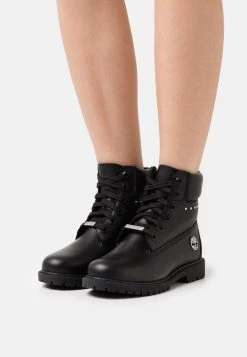 Timberland Donna 6IN HERT CUPSOLE - Stivaletti Stringati - Black