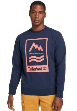 Timberland Uomo MTR CREW SWEATSHIRT - Felpa - Dark Sapphire