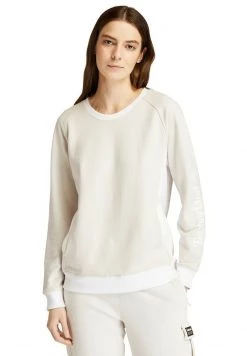 Timberland Donna LINEAR LOGO - Felpa - White Sand