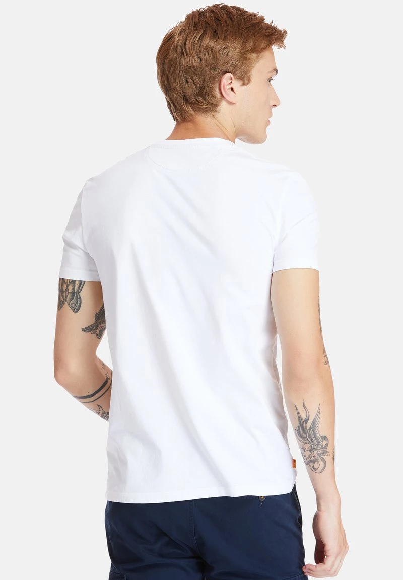 Timberland Uomo SS DUNSTAN RIVER - T-shirt Basic - White 3 Timberland Uomo SS DUNSTAN RIVER - T-shirt Basic - White - immagine 3