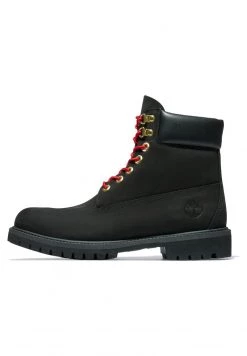 Timberland Uomo 6 INCH PREMIUM BOOT WITH D RINGS - Stivaletti Stringati - Black