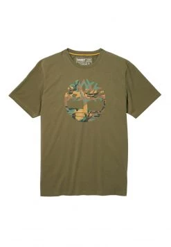 Timberland Uomo CAMO TREE TEE - T-shirt Con Stampa - Grape Leaf