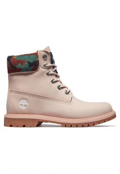 Timberland Donna 6IN HERITAGE BOOT CUPSOLE - W - Stivaletti Stringati - Cameo Rose