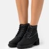 Timberland Donna KORI PARK 6 INCH - Stivaletti Stringati - Black