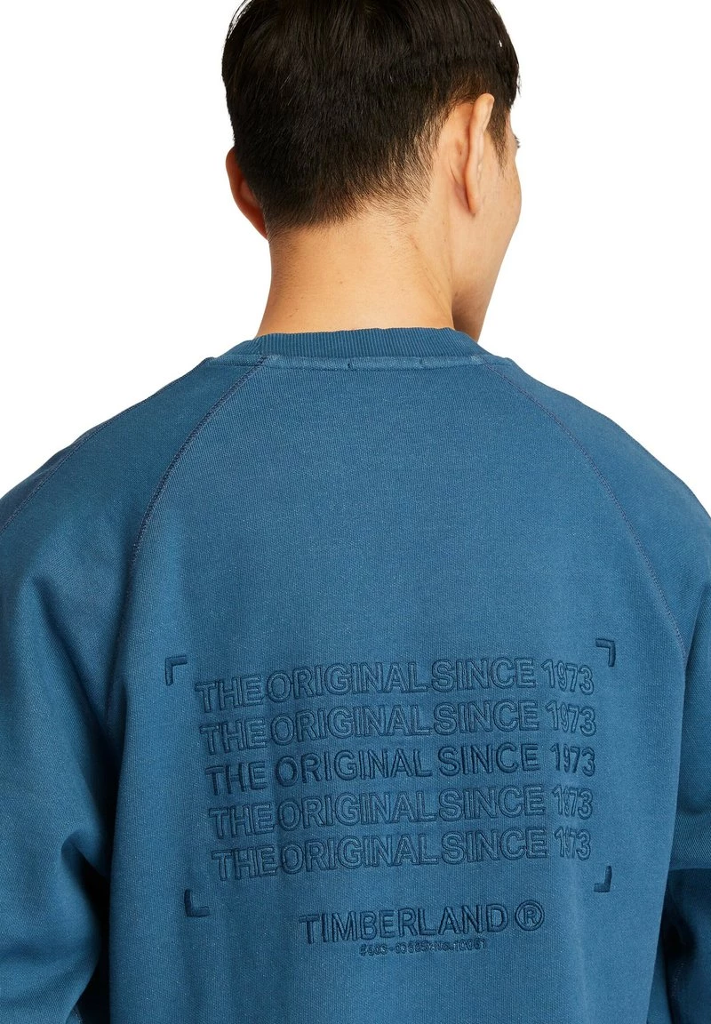 Timberland Uomo YC GRAPHIC CREW NECK - Felpa - Blue 7 Timberland Uomo YC GRAPHIC CREW NECK - Felpa - Blue - immagine 7