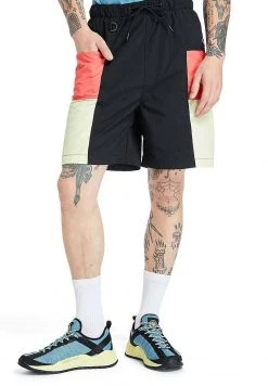 Timberland Uomo OUTDOOR ARCHIVE TRAIL - Shorts - Black/cayanne/luminary