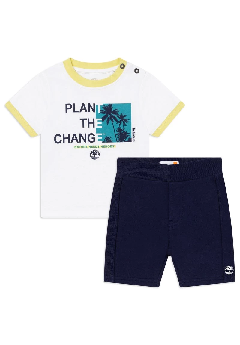 Timberland Bambini ENSEMBLE - Shorts - Blanc 1 Timberland Bambini ENSEMBLE - Shorts - Blanc