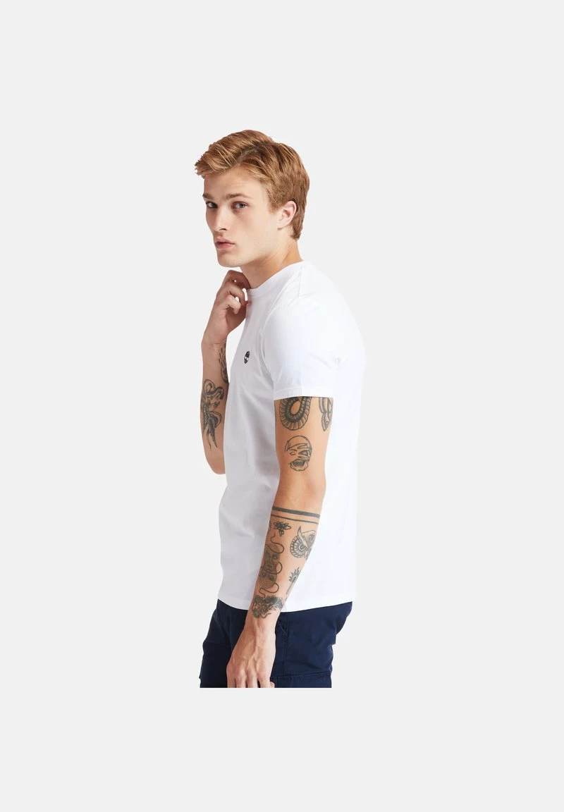 Timberland Uomo SS DUNSTAN RIVER - T-shirt Basic - White 4 Timberland Uomo SS DUNSTAN RIVER - T-shirt Basic - White - immagine 4