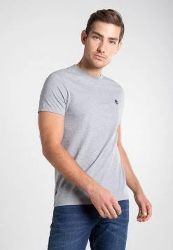 Timberland Uomo SS DUNSTAN RIVER - T-shirt Basic - Medium Grey Heather