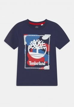 Timberland Bambini SHORT SLEEVES TEE - T-shirt Con Stampa - Navy