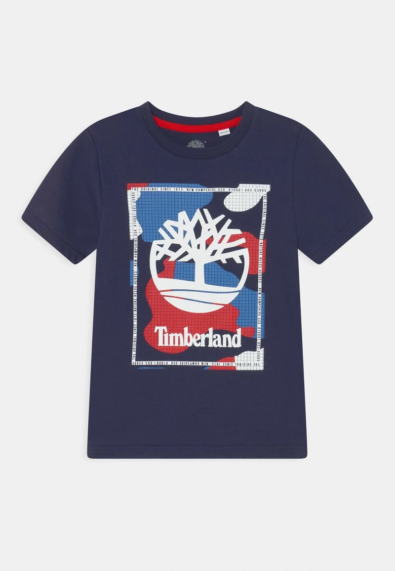 Timberland Bambini SHORT SLEEVES TEE - T-shirt Con Stampa - Navy 1 Timberland Bambini SHORT SLEEVES TEE - T-shirt Con Stampa - Navy