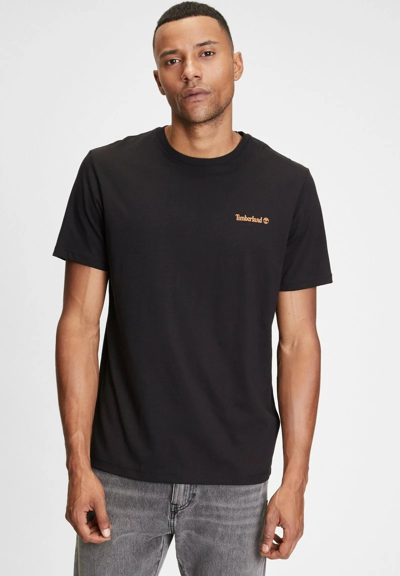 Timberland Uomo SMALL LOGO - T-shirt Basic - Black 1 Timberland Uomo SMALL LOGO - T-shirt Basic - Black