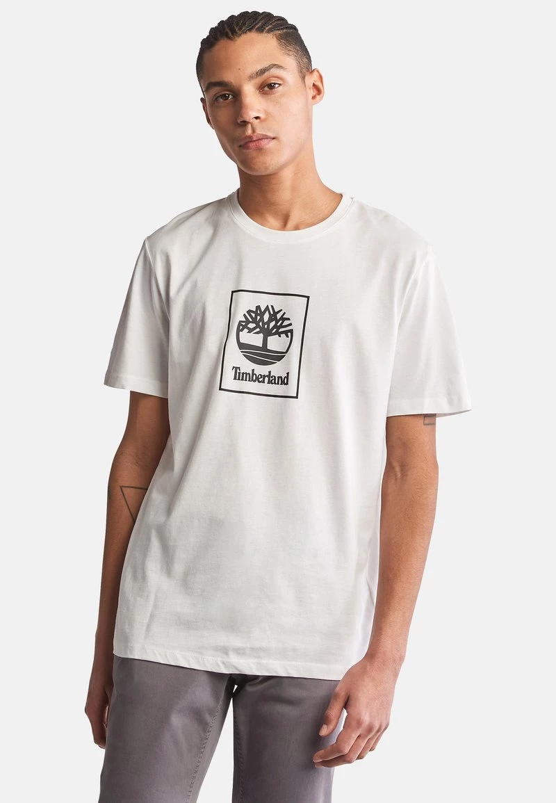 Timberland Uomo TREE LOGO TEE - T-shirt Con Stampa - White 1 Timberland Uomo TREE LOGO TEE - T-shirt Con Stampa - White