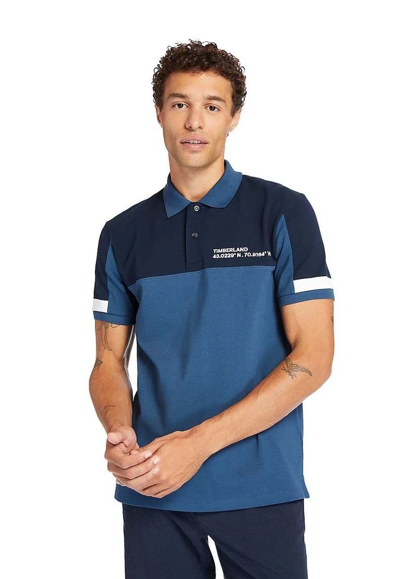 Timberland Uomo MILLERS RIVER - Polo - Dark Denim/dark Sapphire 1 Timberland Uomo MILLERS RIVER - Polo - Dark Denim/dark Sapphire