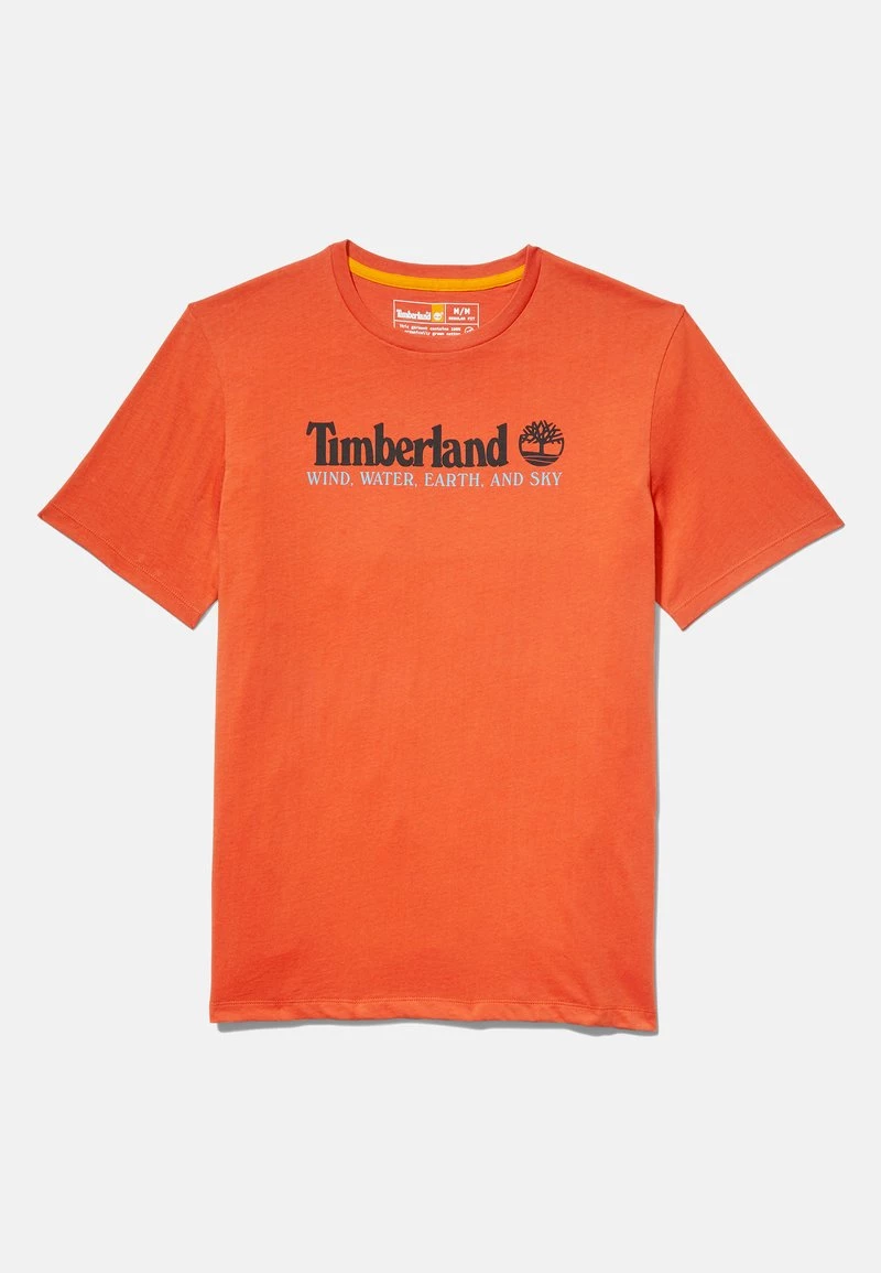 Timberland Uomo WWES FRONT TEE - T-shirt Con Stampa - Burnt Ochre 6 Timberland Uomo WWES FRONT TEE - T-shirt Con Stampa - Burnt Ochre - immagine 6