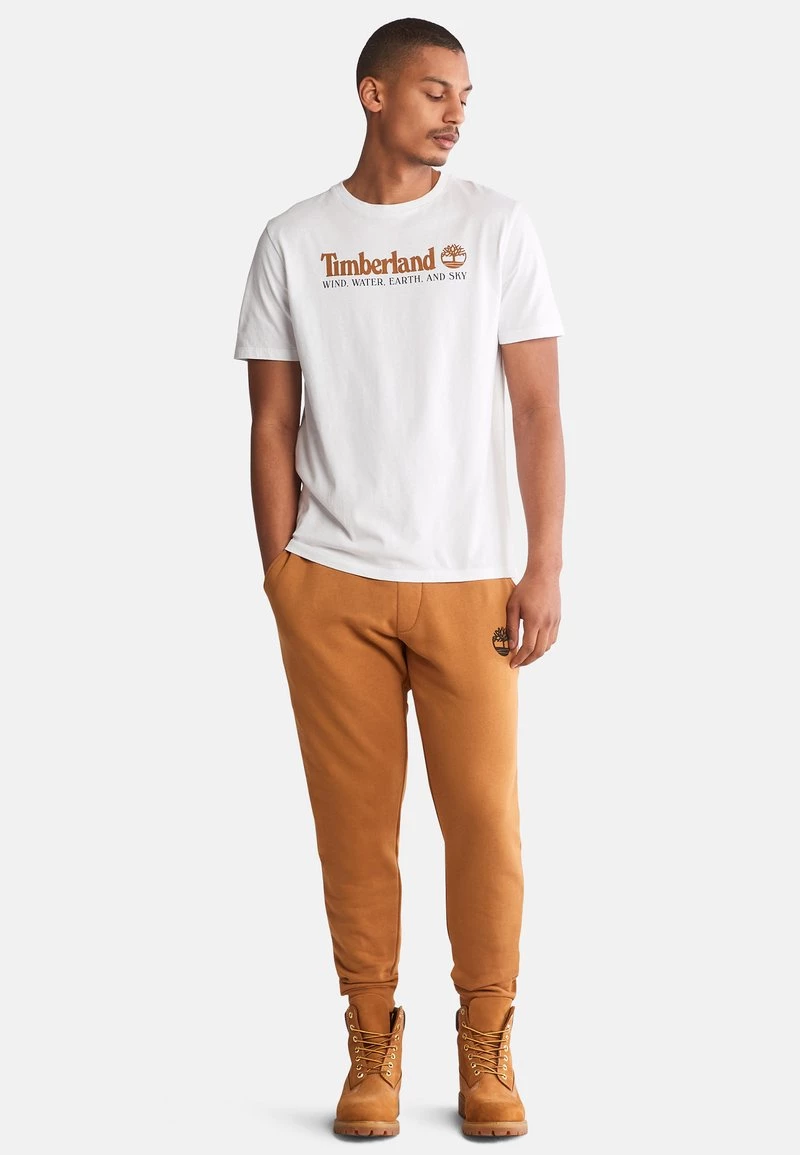 Timberland Uomo WWES FRONT TEE - T-shirt Con Stampa - White 1 Timberland Uomo WWES FRONT TEE - T-shirt Con Stampa - White