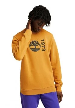 Timberland Uomo RE-COMFORT - BRAND CARRIER SIGNATURE CREW NECK SWEATSHIRT - Felpa - Wheat Boot