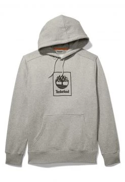 Timberland Uomo TREE LOGO - Felpa Con Cappuccio - Medium Grey Heather -Discount Timberland in Italia 8d3e38a129d543b3aae2a9236f2732de