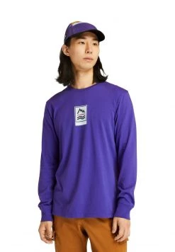 Timberland Uomo YC LS GRAPHIC TEE (REG) - Maglietta A Manica Lunga - Deep Blue