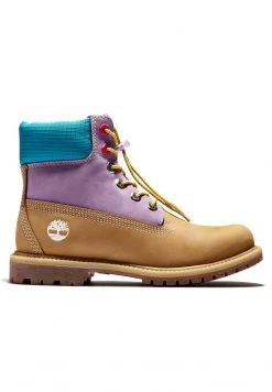 Timberland Donna 6 INCH PREMIUM BOOT L/F - Stivali Con I Lacci - Wheat Nubuck W Pur