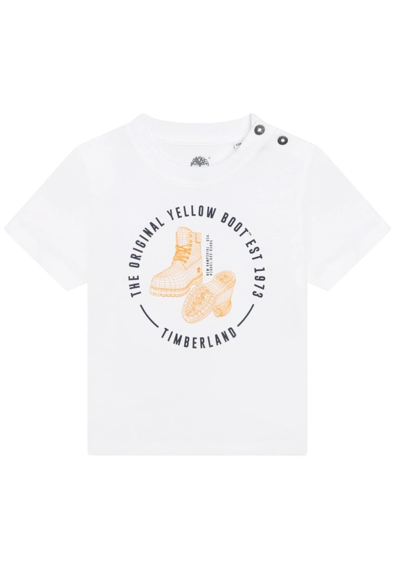 Timberland Bambini T-shirt Con Stampa - Blanc 1 Timberland Bambini T-shirt Con Stampa - Blanc