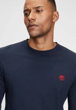 Timberland Uomo LS DNSTN RV CREW SLIM - Maglietta A Manica Lunga - Dark Sapphire -Discount Timberland in Italia 99164a663dd7449286e6183caa53e7ce