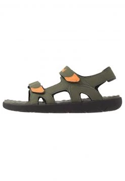 Timberland Bambini PERKINS ROW 2 STRAP - Sandali Da Trekking - Dark Green