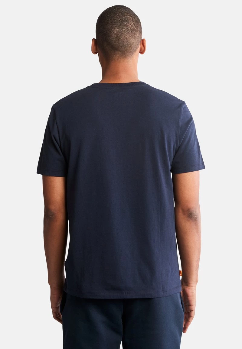 Timberland Uomo WWES FRONT TEE - T-shirt Con Stampa - Dark Sapphire 2 Timberland Uomo WWES FRONT TEE - T-shirt Con Stampa - Dark Sapphire - immagine 2