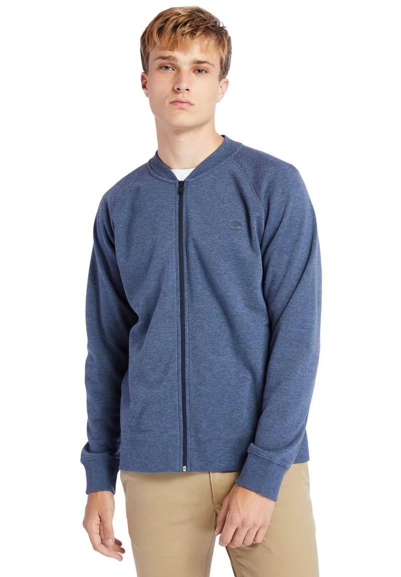 Timberland Uomo LS PIQUE MELANGE FULL-ZIP - Felpa - Dark Sapphire Heather 1 Timberland Uomo LS PIQUE MELANGE FULL-ZIP - Felpa - Dark Sapphire Heather