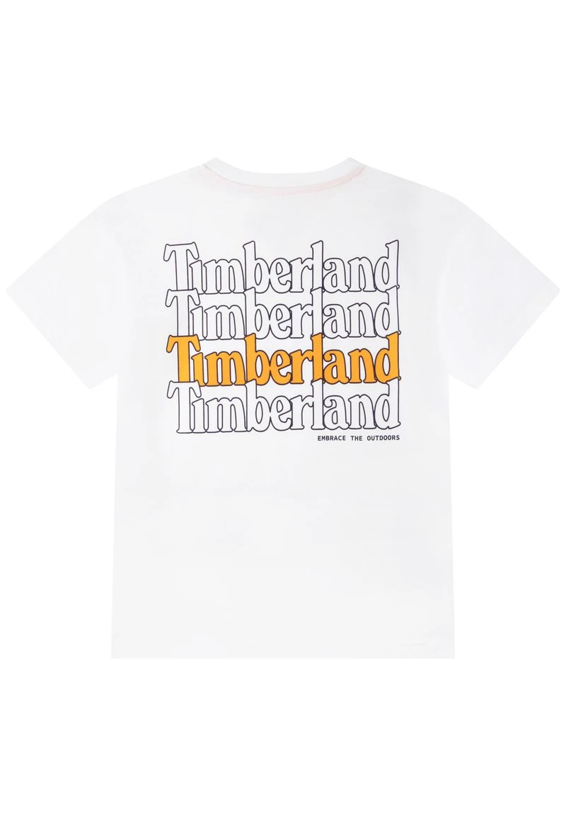 Timberland Bambini T-shirt Con Stampa - Blanc 2 Timberland Bambini T-shirt Con Stampa - Blanc - immagine 2
