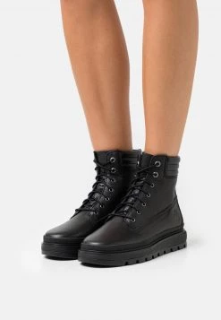 Timberland Donna RAY CITY 6 BOOT WP - Stivaletti Stringati - Black