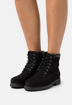 Timberland Donna HANNOVER HILL BOOT WP - Stivaletti Stringati - Black