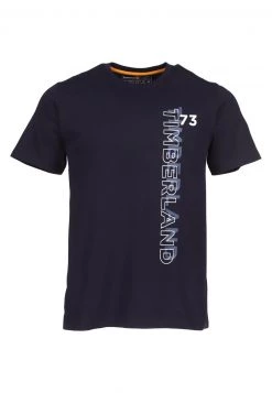 Timberland Uomo BRANDED - T-shirt Con Stampa - Dark Sapphire