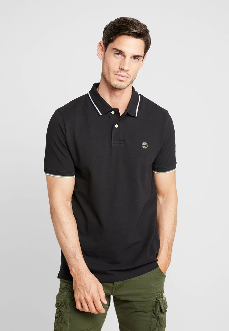 Timberland Uomo TIPPED - Polo - Black 1 Timberland Uomo TIPPED - Polo - Black